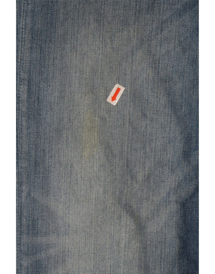 LEE Mens Powell Straight Jeans W31 L30 Blue Cotton