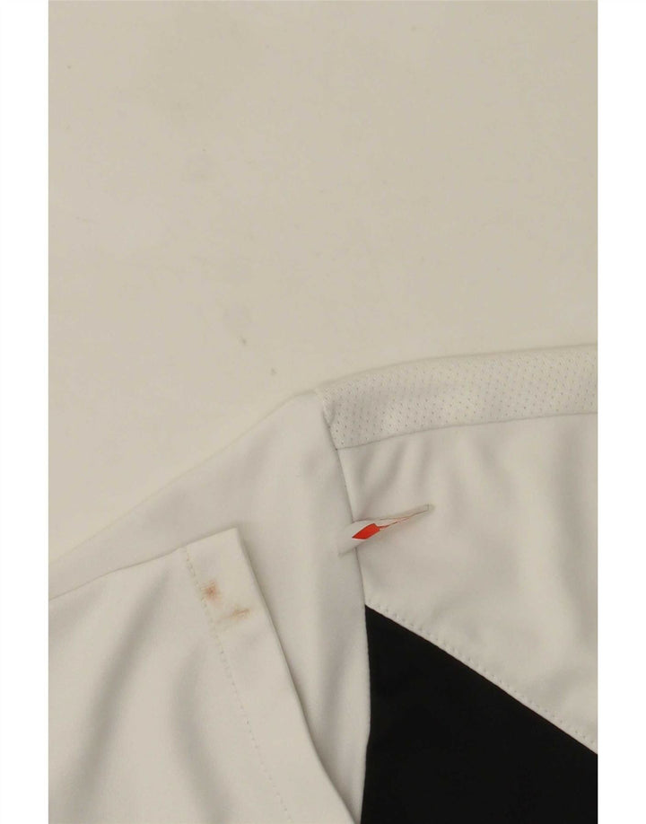 Nike Mens Dri Fit T-Shirt Top Small White Colourblock