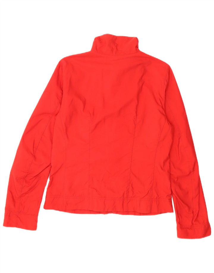 Kappa Womens Rain Jacket UK 10 Small Red Polyamide