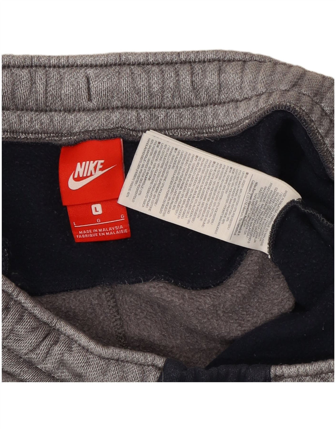 Nike Mens Sport Shorts Large Grey Colourblock Cotton