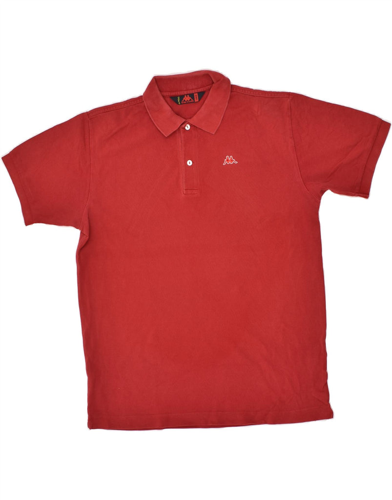 KAPPA Mens Polo Shirt Large Red Cotton | Vintage Kappa | Thrift | Second-Hand Kappa | Used Clothing | Messina Hembry 