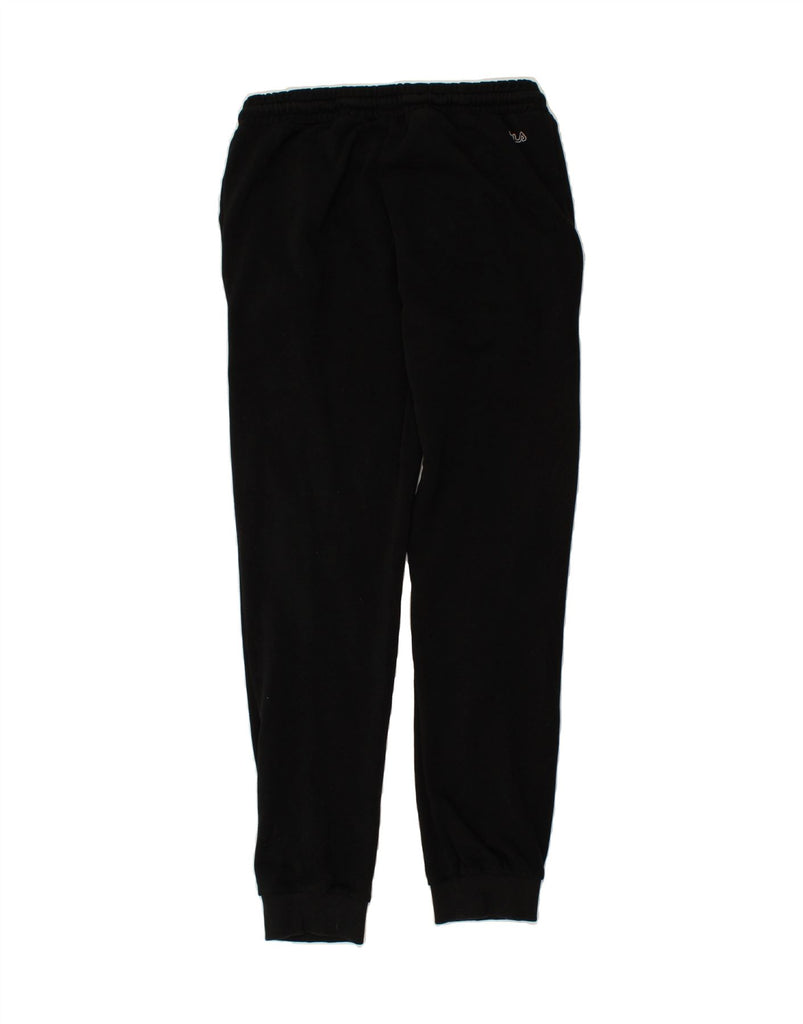 FILA Womens Tracksuit Trousers Joggers UK 14 Large Black Cotton | Vintage Fila | Thrift | Second-Hand Fila | Used Clothing | Messina Hembry 