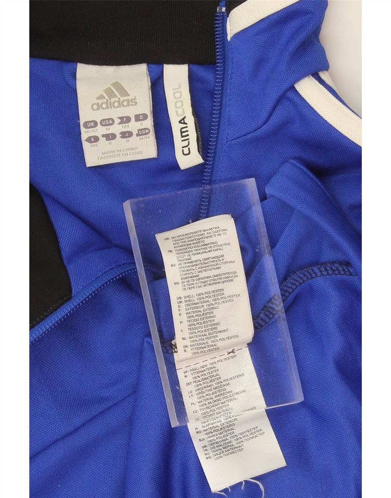 ADIDAS Mens Climacool Pullover Tracksuit Top UK 40/42 Medium Blue Vintage Adidas and Second-Hand Adidas from Messina Hembry 