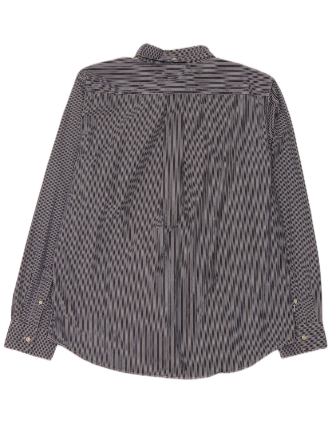 Levi's Mens Standard Fit Shirt XL Blue Striped Cotton