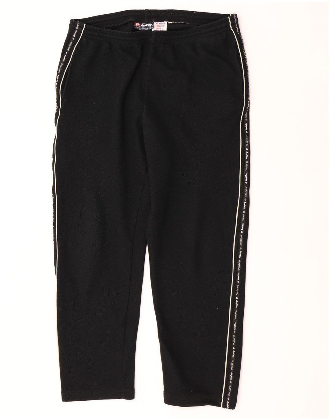 Lotto Mens Graphic Tracksuit Trousers UK 40/42 Large  Black Polyester