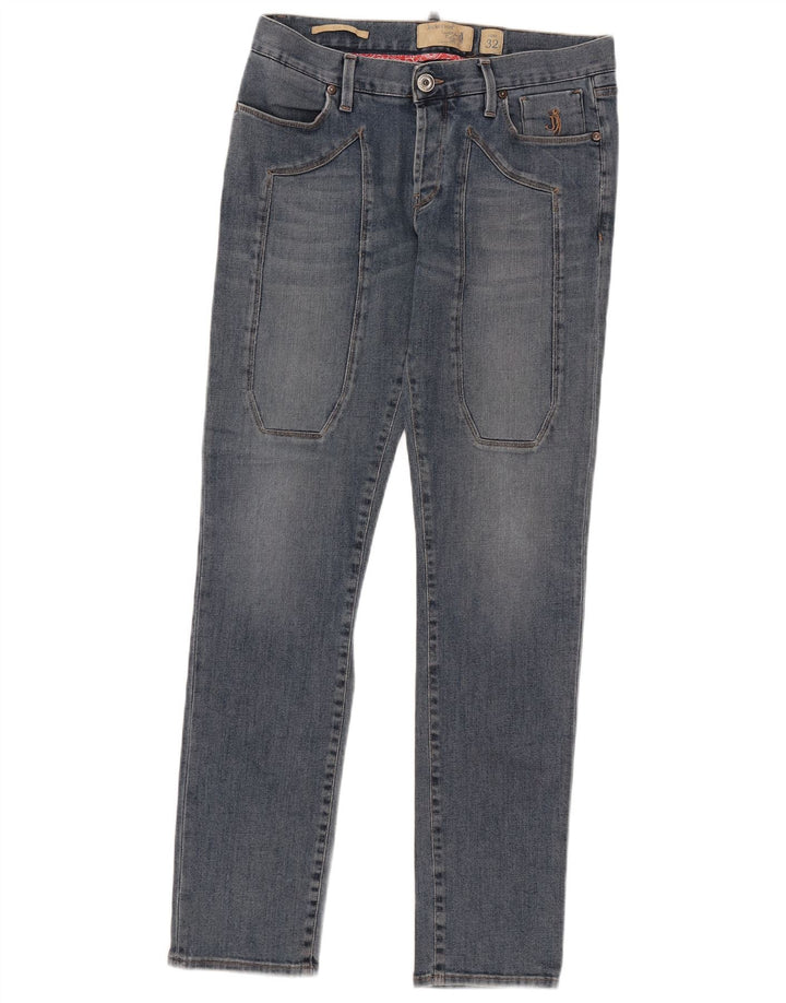 Jeckerson Womens Slim Jeans  W32 L31 Blue Cotton