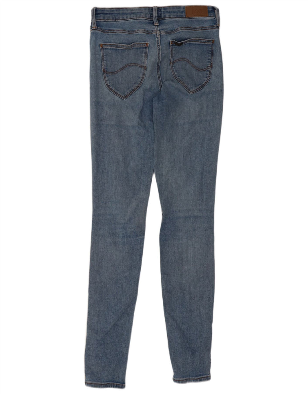 Lee Womens Jodee Ultra Skinny Jeans W28 L33 Blue Cotton
