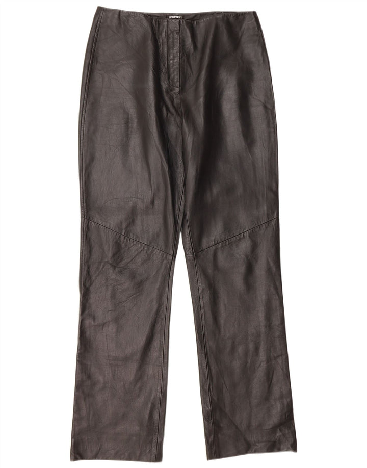 Scooter Womens High Waist Trousers EU 40 Medium W30 L32 Black