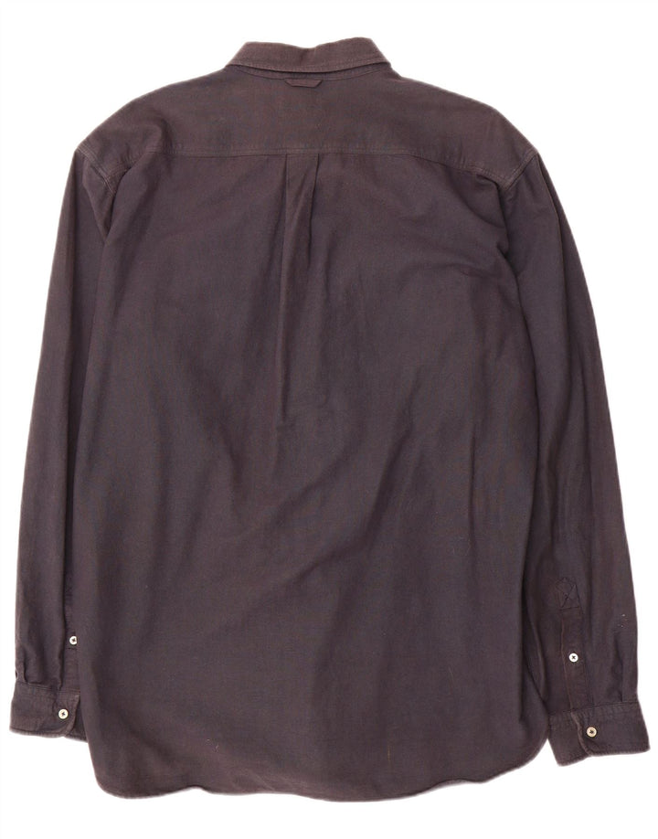 Barbour Mens Regular Fit Shirt XL Navy Blue Cotton