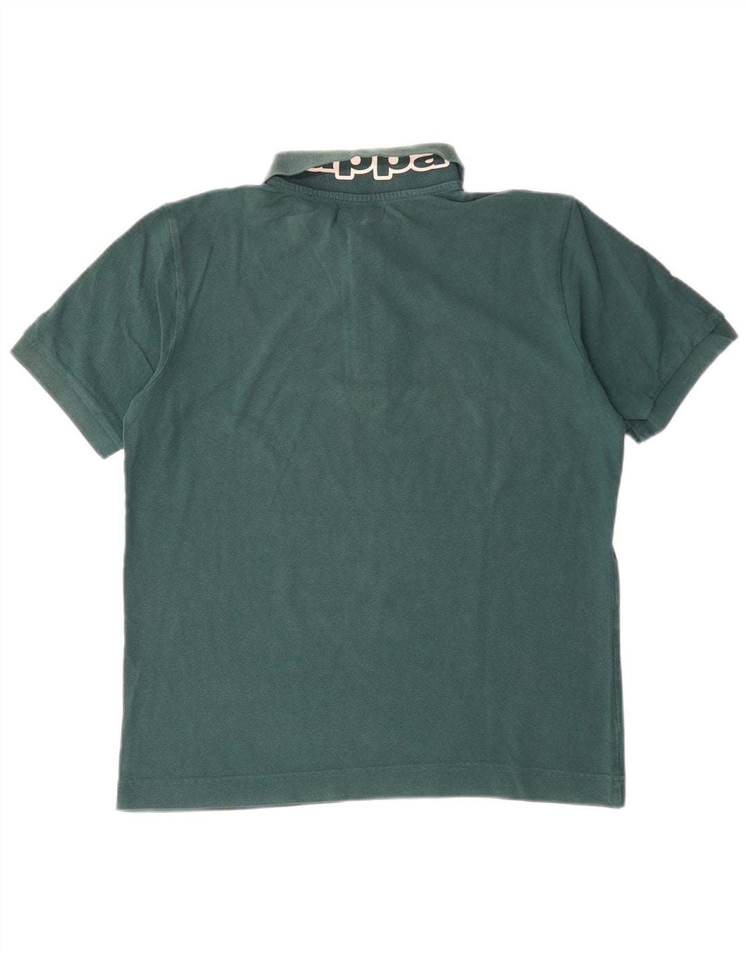 KAPPA Mens Polo Shirt Medium Green Cotton