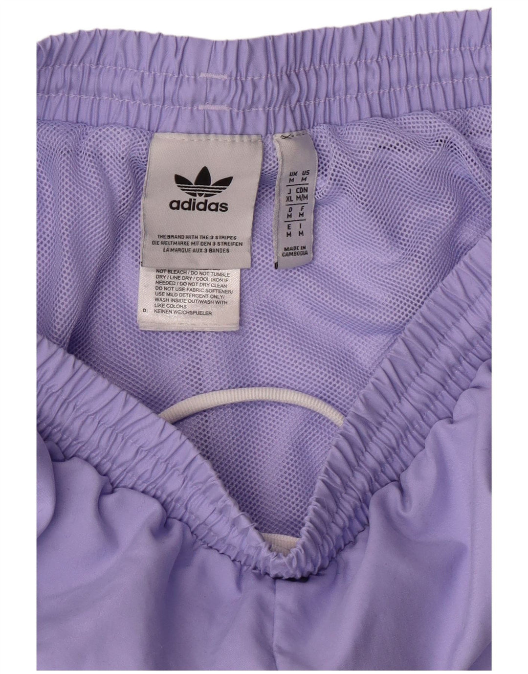 ADIDAS Mens Sport Shorts Medium  Purple Polyester