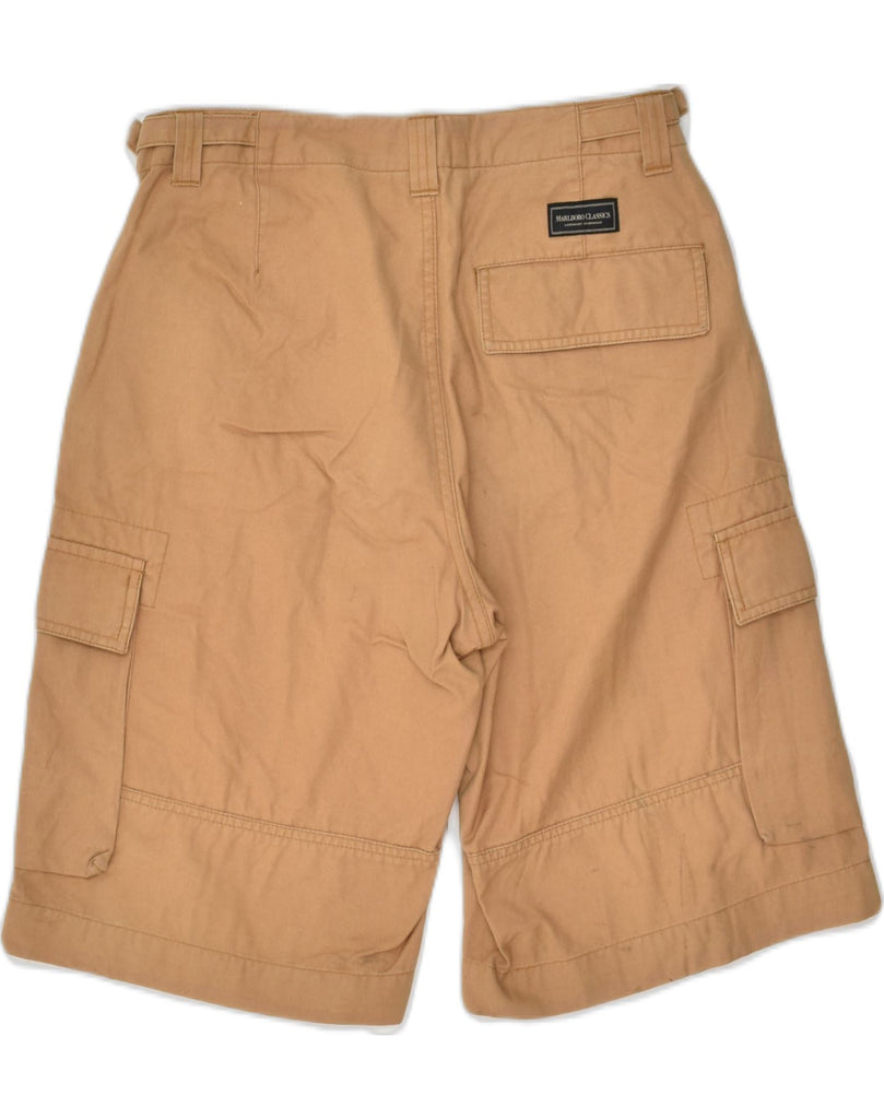 MARLBORO CLASSICS Mens Cargo Shorts IT 46 Small W28  Brown Cotton | Vintage Marlboro Classics | Thrift | Second-Hand Marlboro Classics | Used Clothing | Messina Hembry 