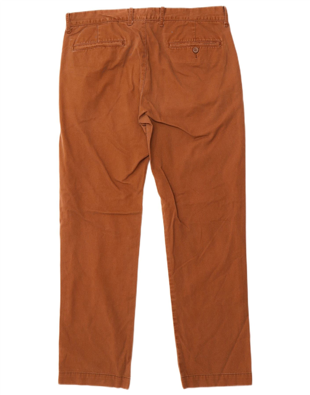 J. Crew Mens The Sutton Straight Chino Trousers W33 L29 Brown Cotton