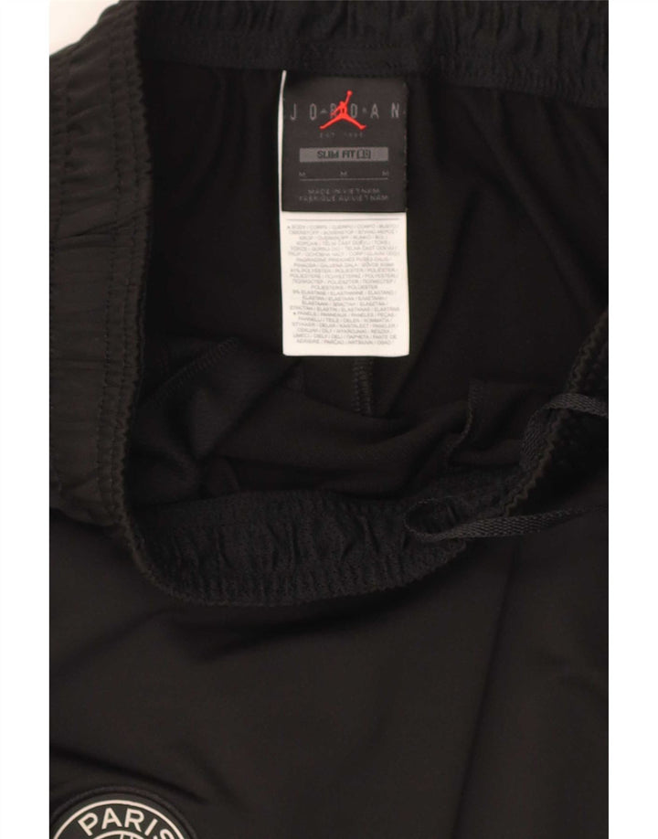 Jordan Mens Paris Saint- Germain Slim Fit Tracksuit Trousers Medium Black
