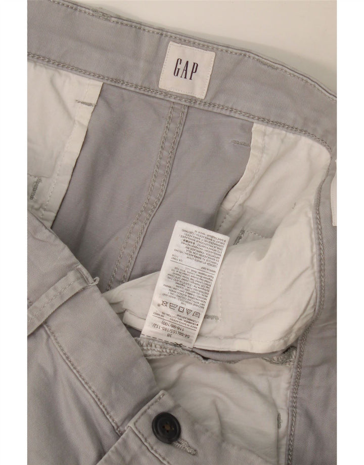 GAP Mens Chino Shorts W38 XL Grey Cotton