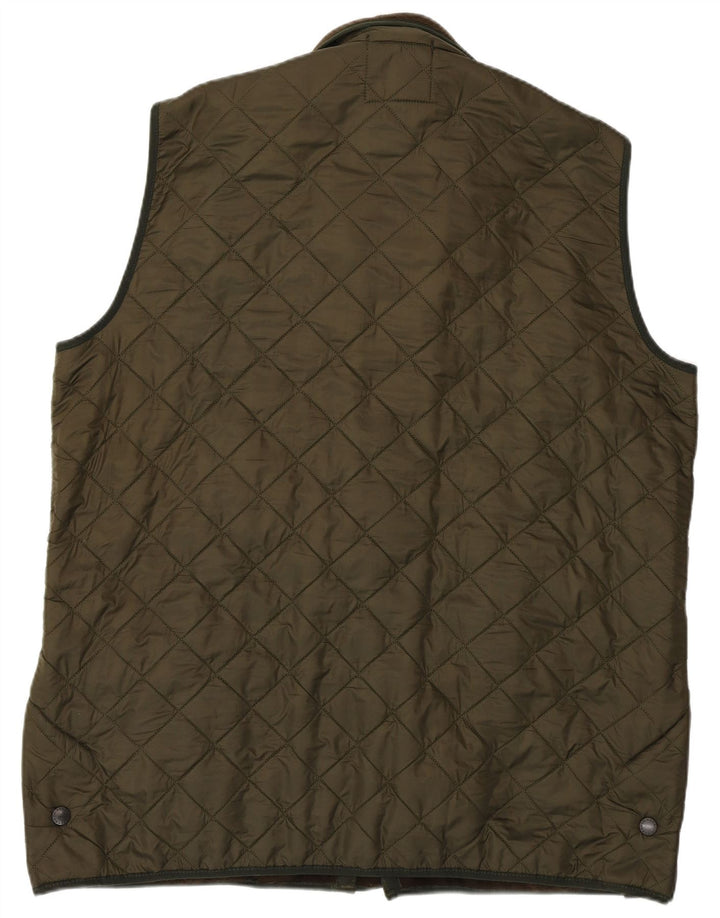 BARBOUR Mens Quilted Gilet UK 42 XL Green