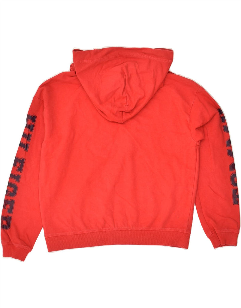 TOMMY HILFIGER Boys Graphic Hoodie Jumper 11-12 Years Red Cotton | Vintage Tommy Hilfiger | Thrift | Second-Hand Tommy Hilfiger | Used Clothing | Messina Hembry 