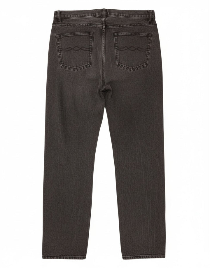 Jinglers Mens Straight Jeans W35 L34 Grey Cotton