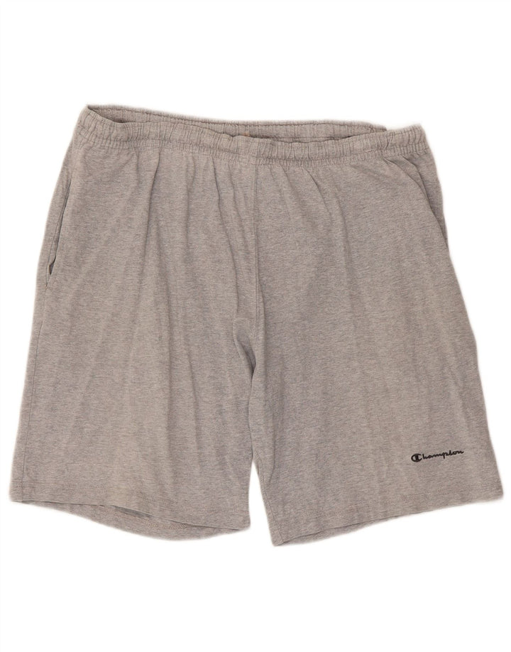 Champion Mens Sport Shorts XL Grey Cotton