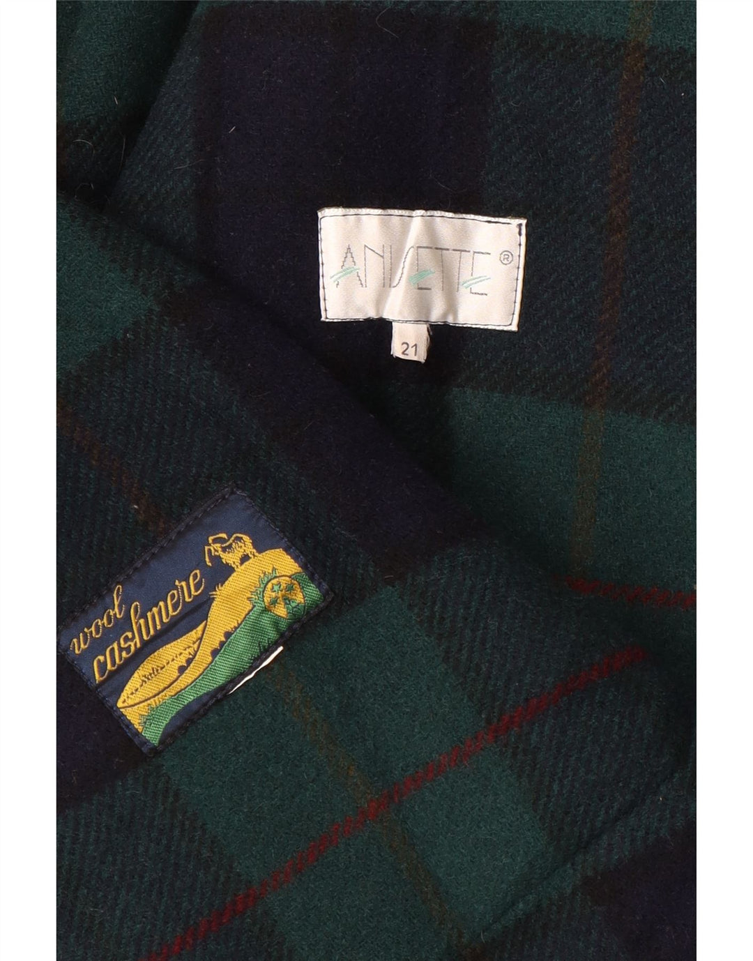Vintage Womens Overcoat UK 20 2XL Navy Blue Wool