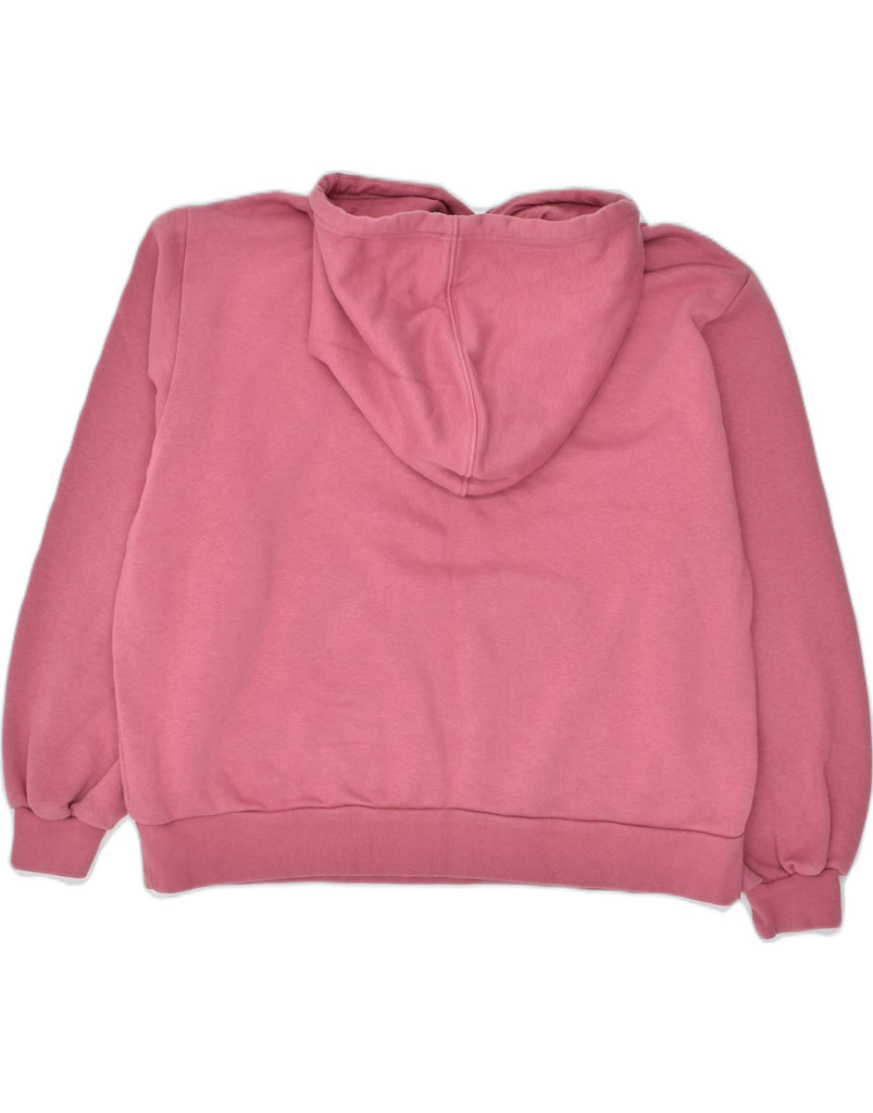 ADIDAS Womens Hoodie Jumper UK 10 Small Pink Cotton | Vintage | Thrift | Second-Hand | Used Clothing | Messina Hembry 