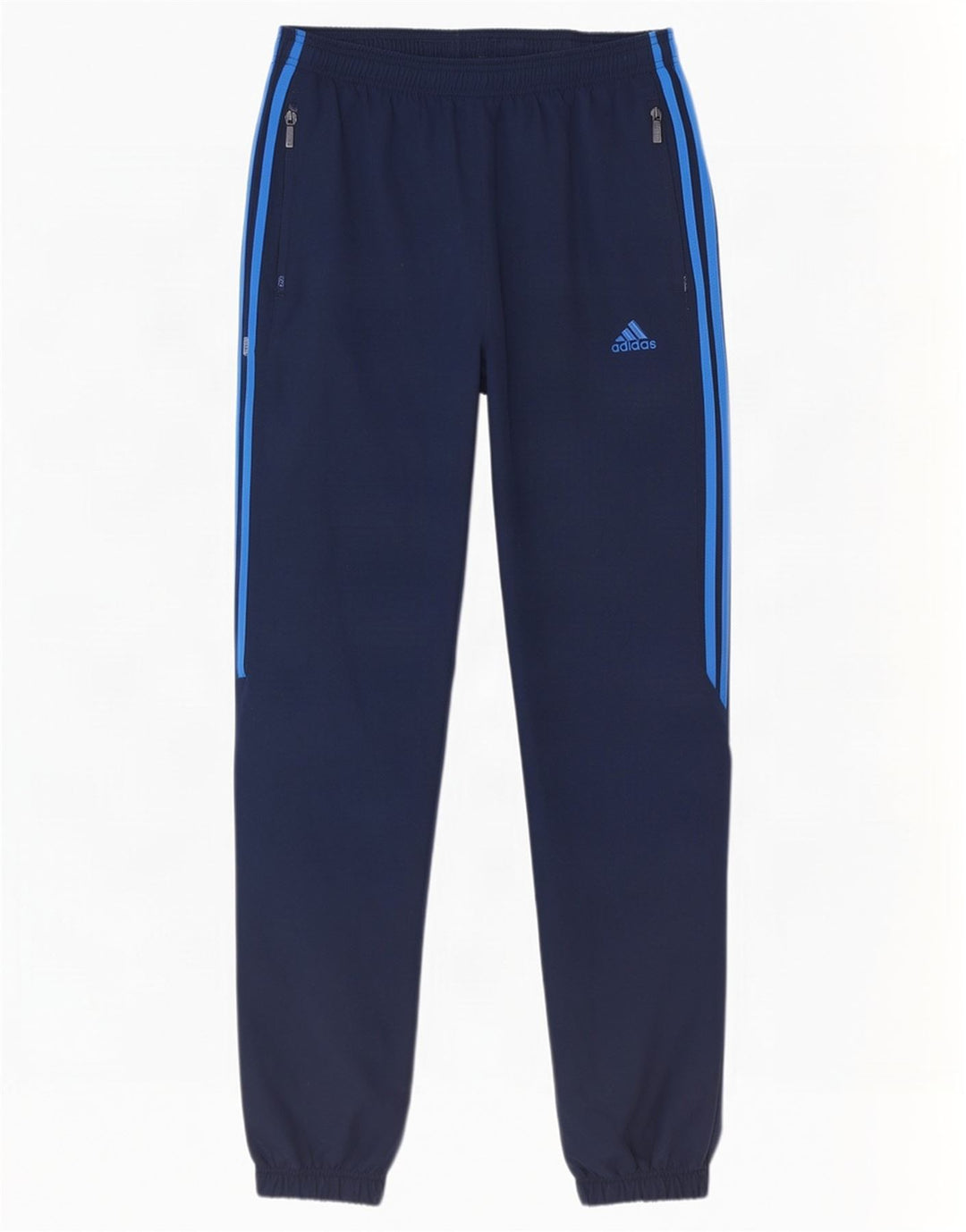 Adidas Mens Tracksuit Trousers Joggers Large Navy Blue Polyester
