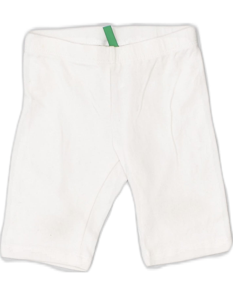 BENETTON Baby Girls Sport Shorts 12-18 Months White Cotton | Vintage | Thrift | Second-Hand | Used Clothing | Messina Hembry 