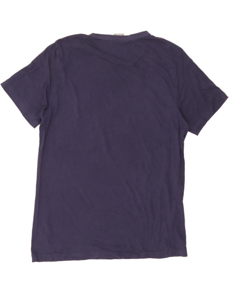 PUMA Mens Graphic T-Shirt Top Large Navy Blue Cotton Vintage Puma and Second-Hand Puma from Messina Hembry 