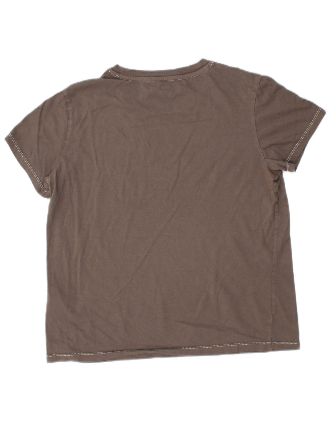 Levi's Womens Graphic T-Shirt Top UK 14 Medium Grey Cotton