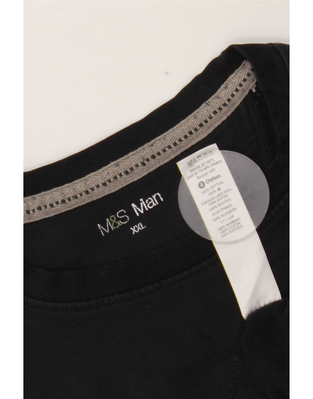 Marks & Spencer Mens Sweatshirt Jumper 2XL Black Cotton