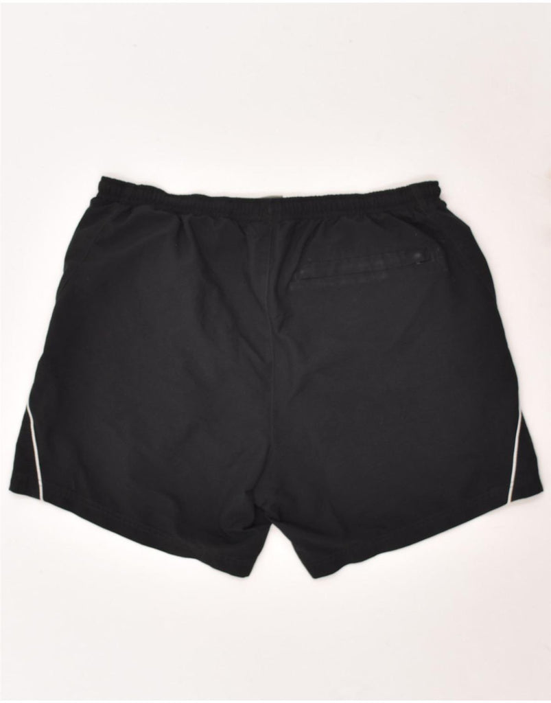 NIKE Mens Sport Shorts Large Black Polyester | Vintage Nike | Thrift | Second-Hand Nike | Used Clothing | Messina Hembry 