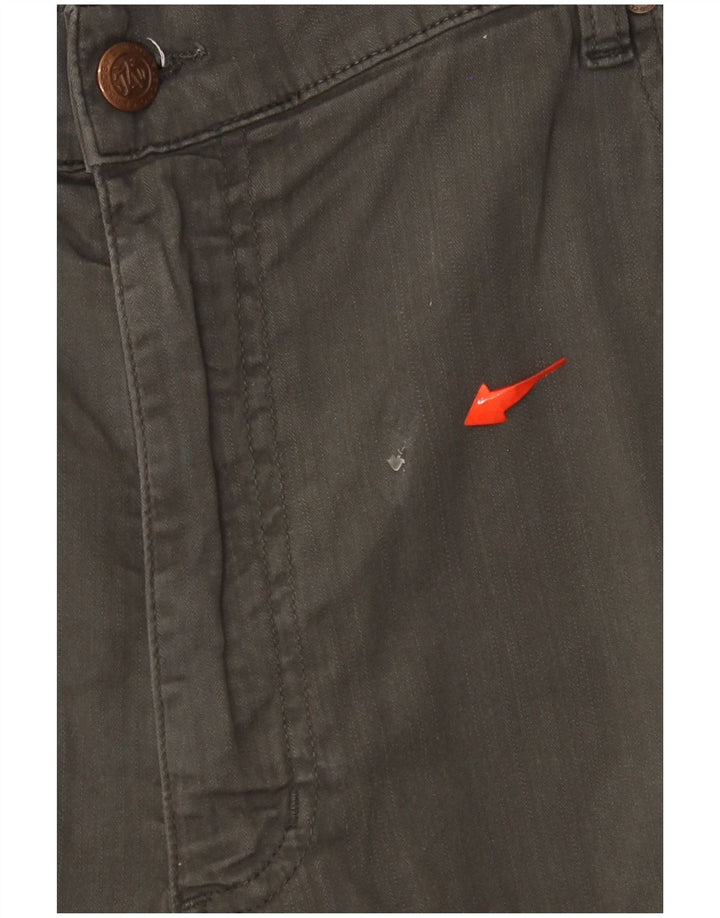 MARLBORO CLASSICS Mens Straight Casual Trousers W42 L34 Grey Cotton