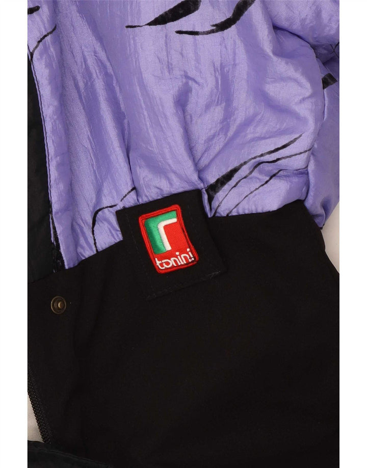 Vintage Womens Oversized Ski Jumpsuit IT 42 Medium Purple Colourblock