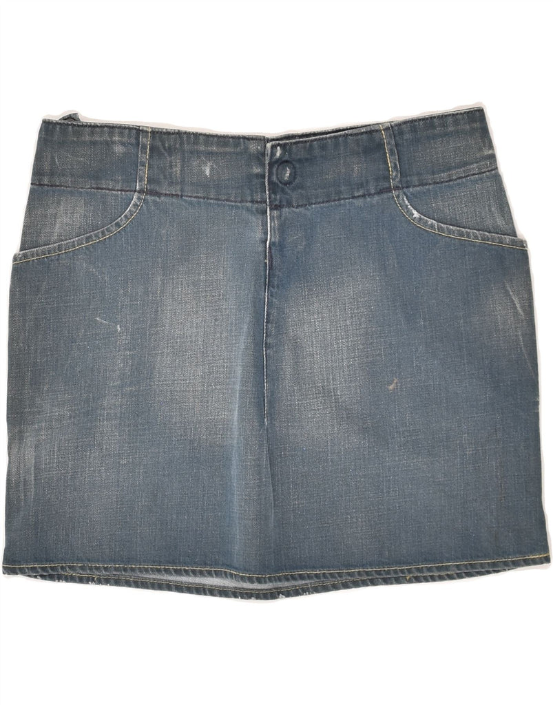 LEVI'S Womens Denim Skirt W28 Medium Blue | Vintage Levi's | Thrift | Second-Hand Levi's | Used Clothing | Messina Hembry 
