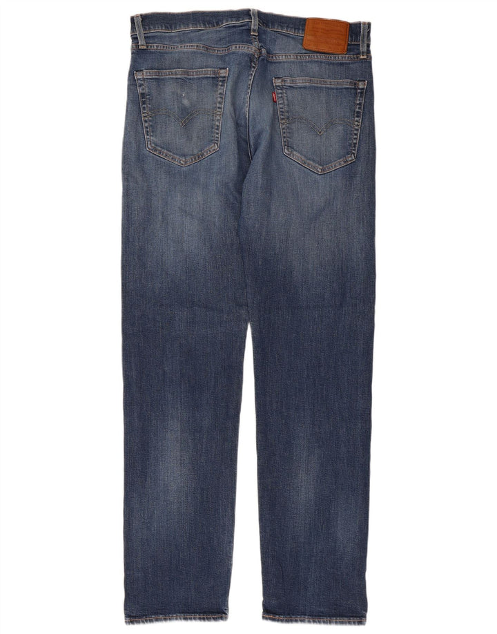 Levi's Mens 502 Tapered Jeans W34 L34 Blue Cotton