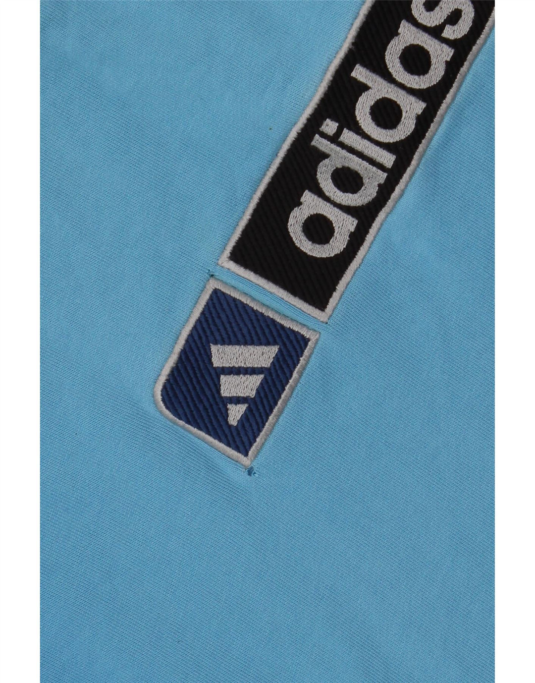 ADIDAS Boys Oversized Graphic Sweatshirt Jumper 15-16 Years Blue Cotton