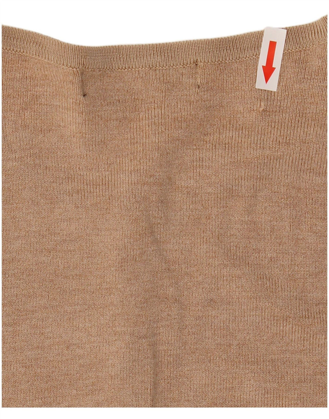 Marks & Spencer Womens Cardigan Sweater UK 12 Medium Beige Viscose