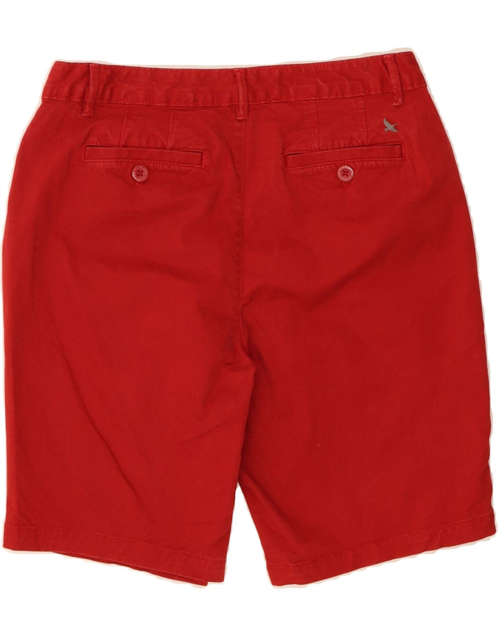 EDDIE BAUER Womens Casual Shorts US 8 Medium W30  Red Cotton Vintage Eddie Bauer and Second-Hand Eddie Bauer from Messina Hembry 