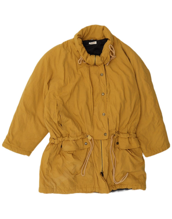 Yorn Womens Windbreaker Coat UK 16 Large Yellow