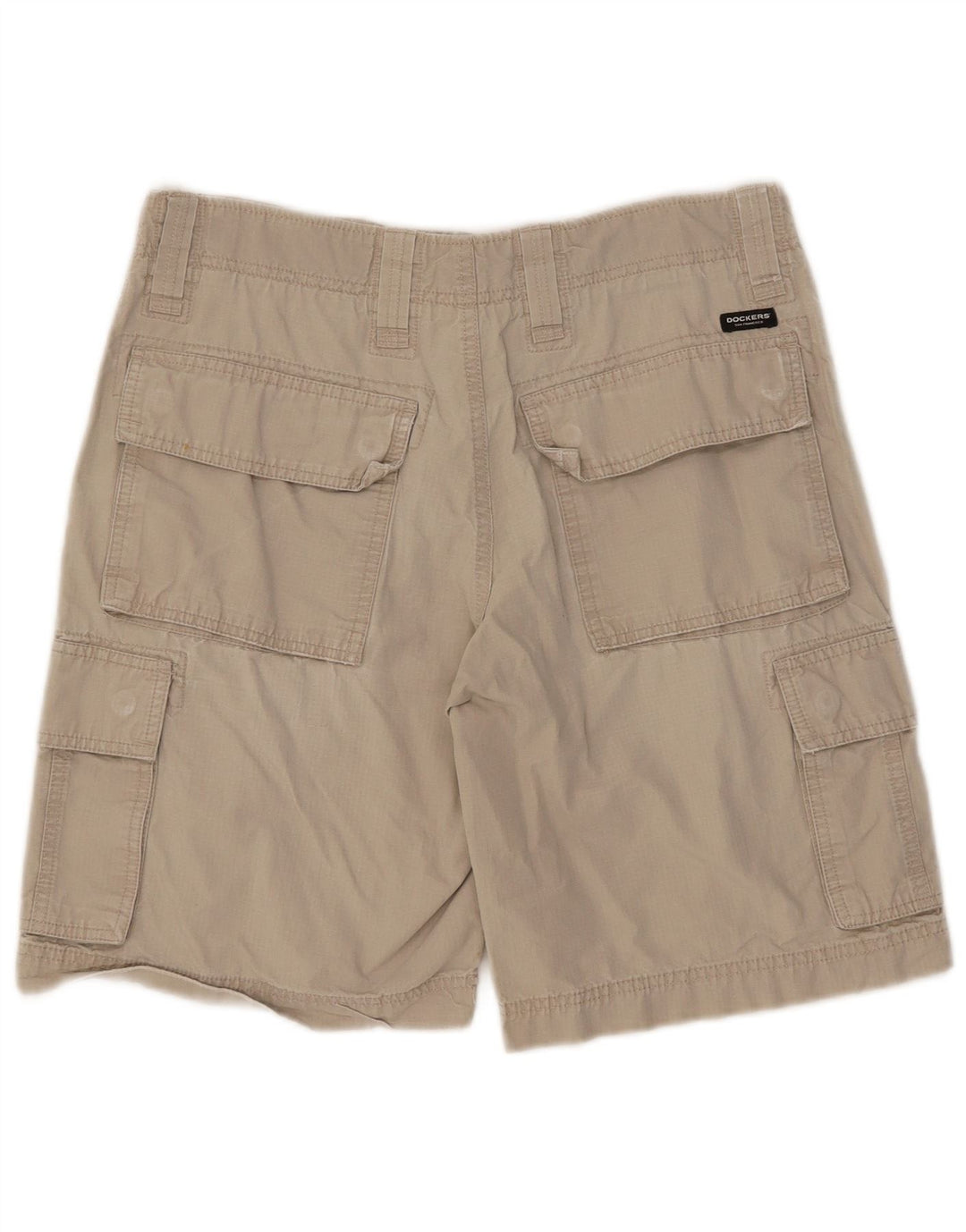 Dockers Mens Comfort Fit Cargo Shorts W31 Medium Beige Cotton