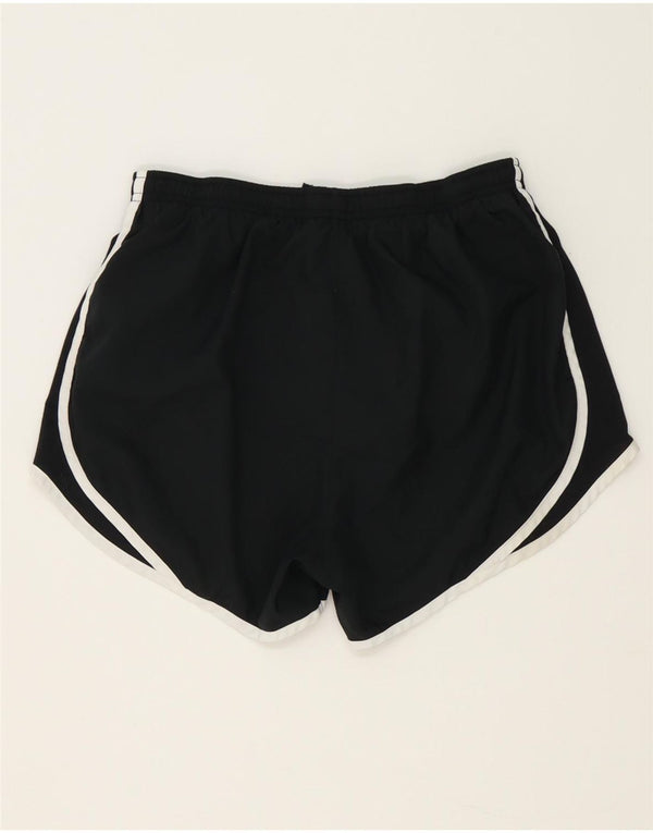 Nike Womens Dri Fit Sport Shorts UK 8 Small Black Polyester