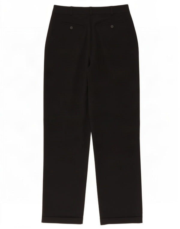 Max Mara Womens Weekend High Waist Casual Trousers Size 10 W27 L31 Black