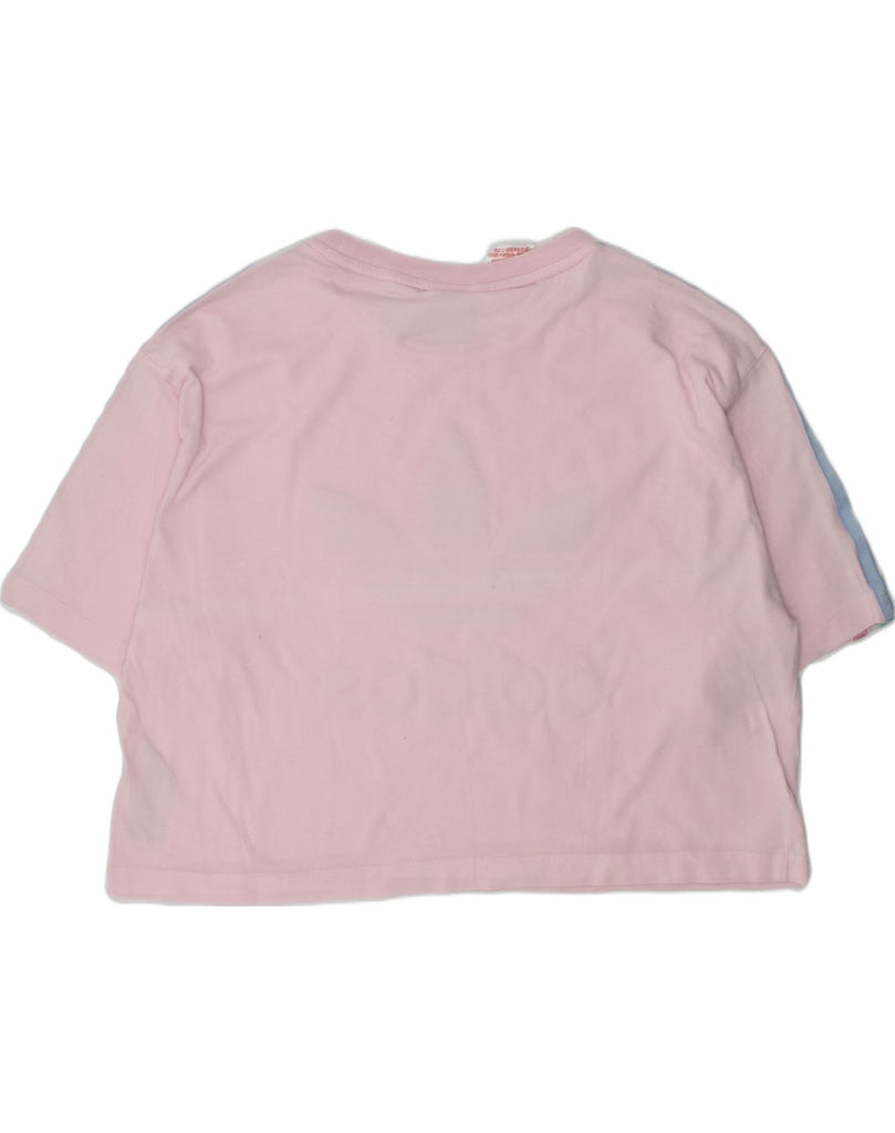 ADIDAS Girls Graphic T-Shirt Top 11-12 Years  Pink Cotton | Vintage Adidas | Thrift | Second-Hand Adidas | Used Clothing | Messina Hembry 