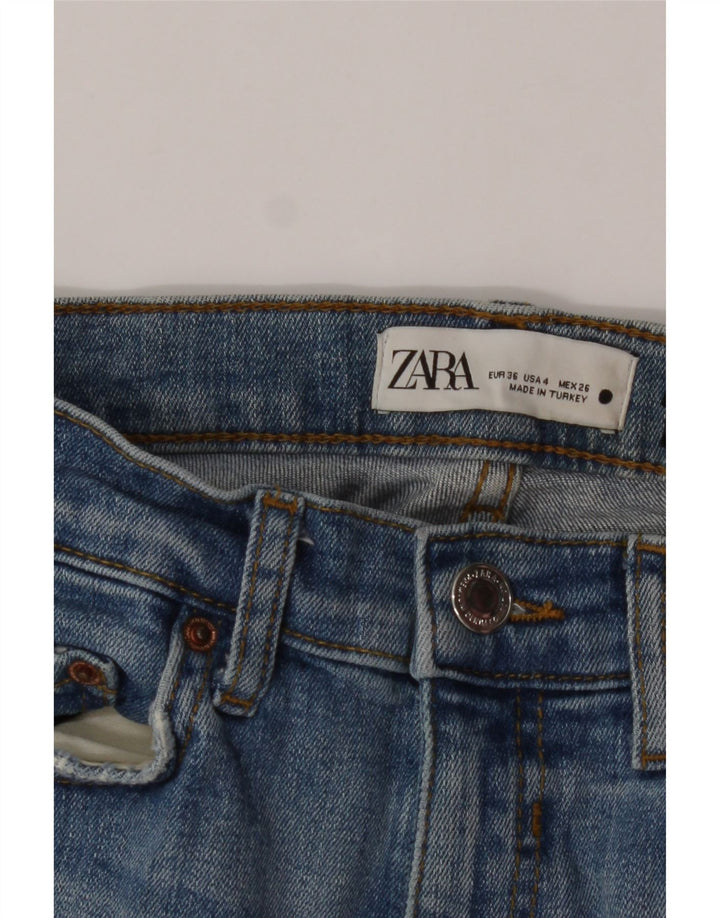 ZARA Womens Bootcut Jeans EU 36 XS W26 L26 Blue Cotton Vintage Zara and Second-Hand Zara from Messina Hembry 
