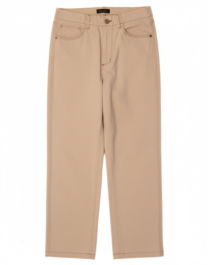 MASSIMO DUTTI Womens Straight Jeans EU 36 XS W26 L27 Beige