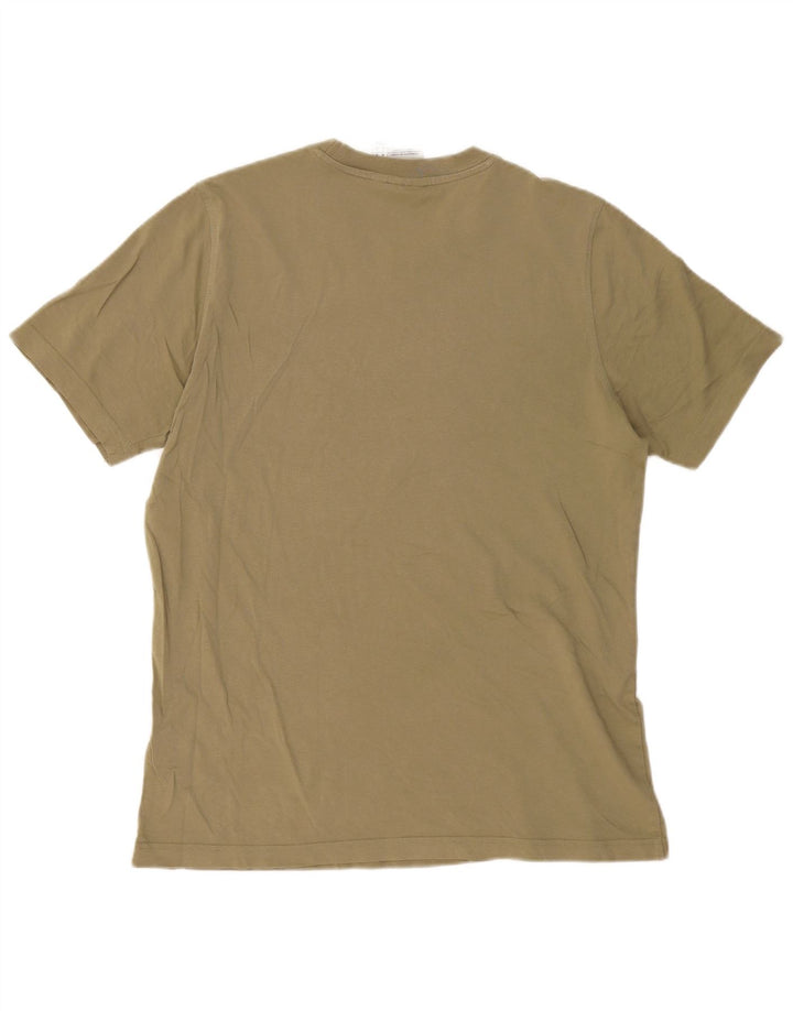Adidas Mens Graphic T-Shirt Top Medium Khaki Cotton