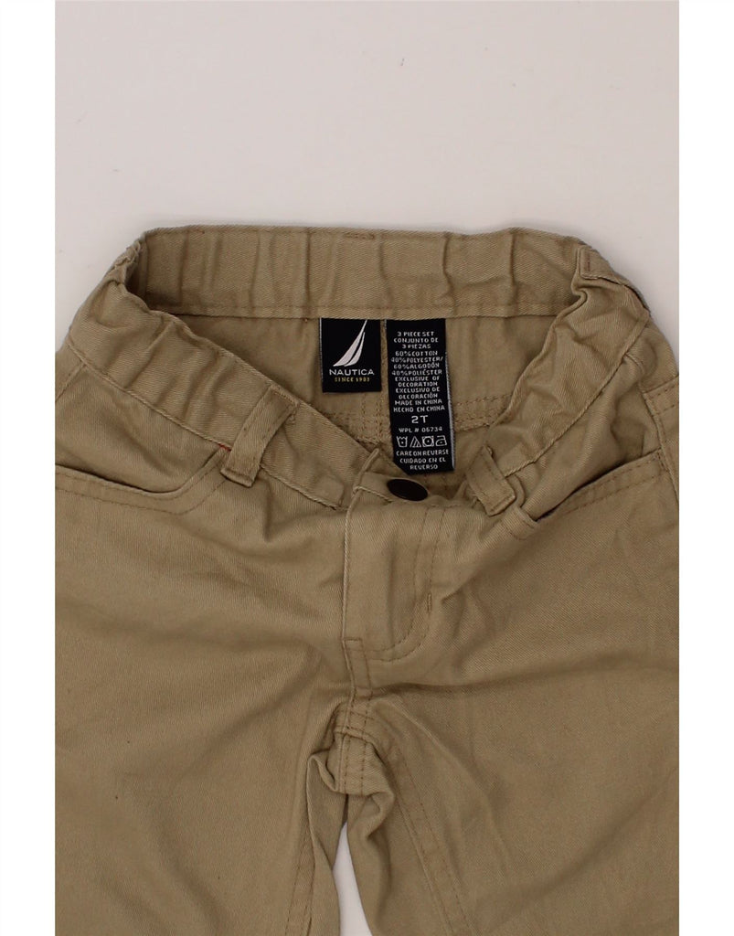 NAUTICA Baby Boys Straight Casual Trousers 18-24 Months W18 L13 Beige Vintage Nautica and Second-Hand Nautica from Messina Hembry 