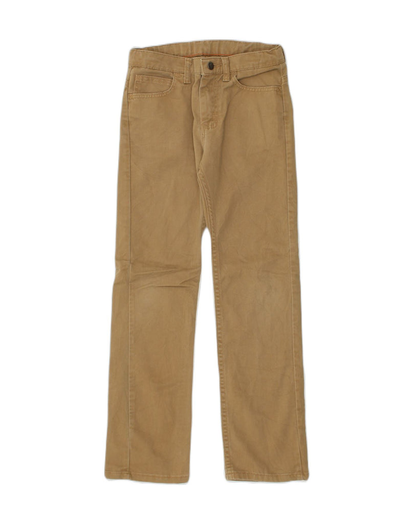 WRANGLER Boys Straight Casual Trousers 11-12 Years W26 L26 Brown Cotton | Vintage Wrangler | Thrift | Second-Hand Wrangler | Used Clothing | Messina Hembry 