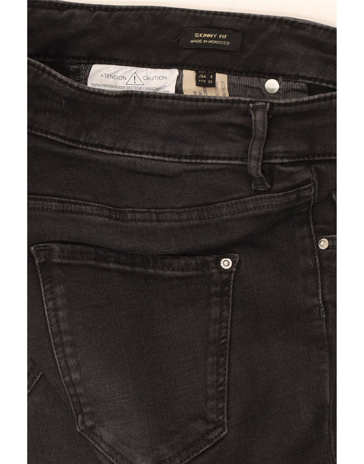 MASSIMO DUTTI Womens Skinny Jeans EU 40 Medium W30 L29 Black Cotton Vintage Massimo Dutti and Second-Hand Massimo Dutti from Messina Hembry 
