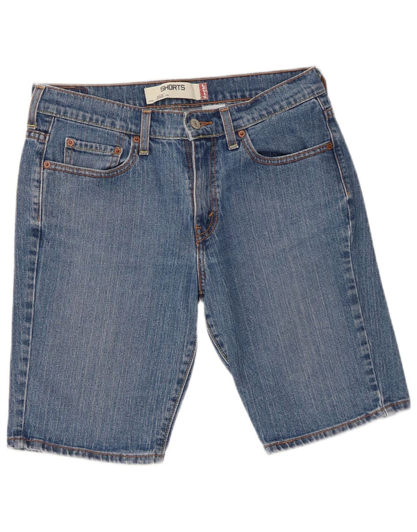 Levi's Womens 515 Denim Shorts US 8 Medium W30 Blue Cotton
